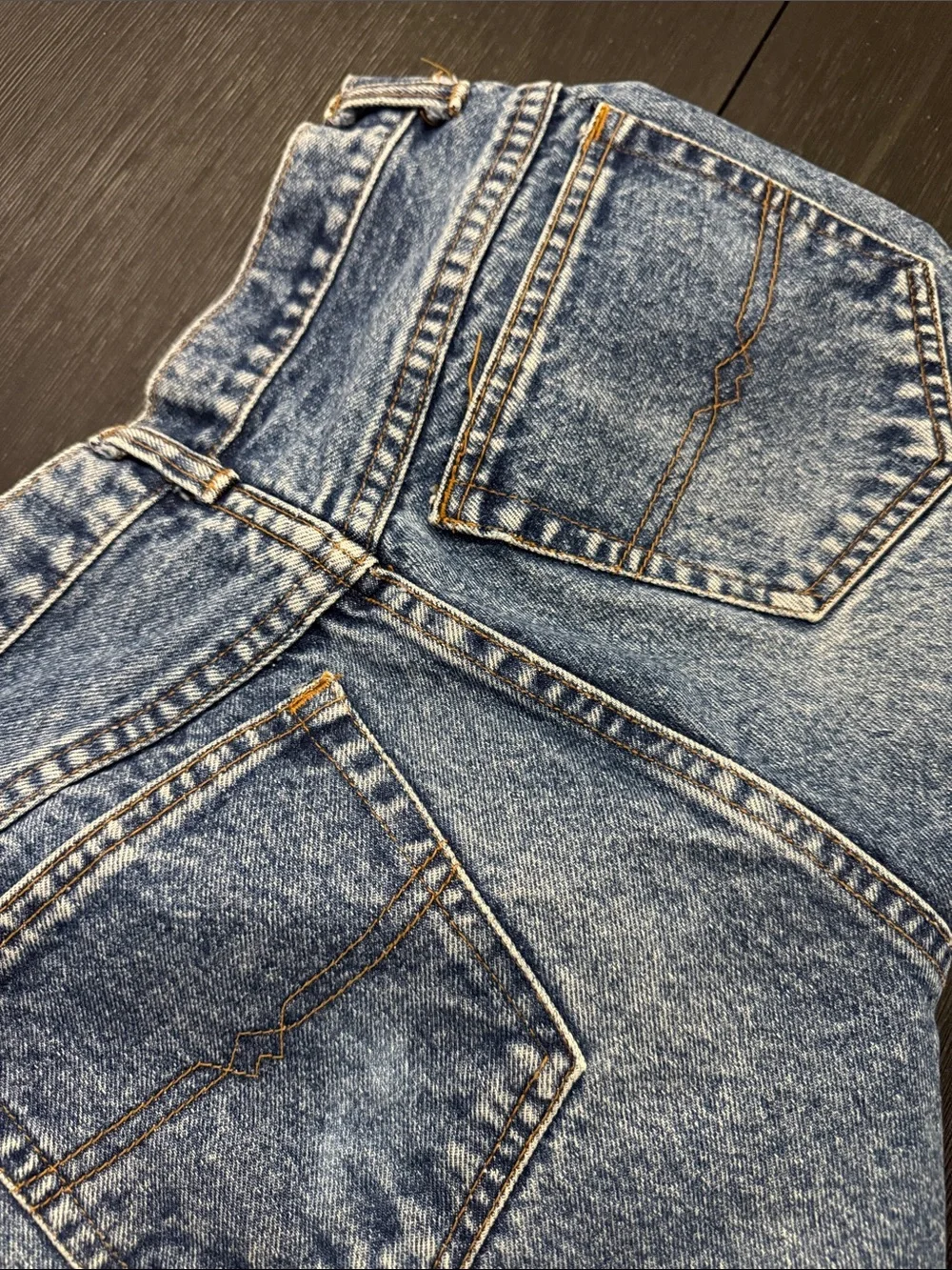Vintage Levi’s 501 Jeans USA 90s Acid Wash Straight Leg Thrashed W30 Fits W25